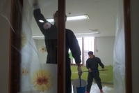 2014년 환경미화(생활관 페이트 작업)
